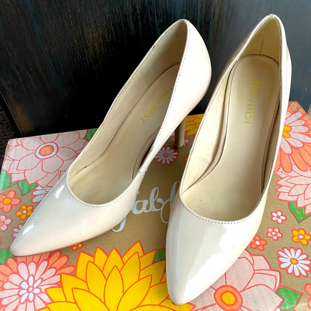 Nine West Nude Heels